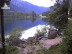 Archived image Webcam View to Luitpoldweg at lake Hintersee near Ramsau 06:00