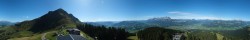 Archived image Webcam St. Johann: Top Station Harschbichl 13:00
