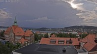 Archiv Foto Webcam Östersund: Blick aufs Rathaus 17:00