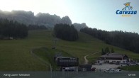 Archiv Foto Webcam Carezza: Talstation König Laurin 07:00