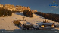 Archived image Webcam Carezza: Base Station King Laurin 00:00