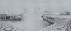 Archived image Webcam Samnaun Alp Trida: Base Station Viderjoch 13:00
