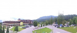 Archiv Foto Webcam Ehrwald: Talstation Tiroler Zugspitzbahn 09:00
