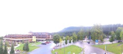 Archiv Foto Webcam Ehrwald: Talstation Tiroler Zugspitzbahn 08:00