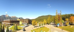 Archived image Webcam Ehrwald - Base Station Zugspitzbahn 11:00