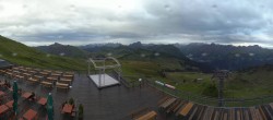 Archiv Foto Webcam Diedamskopf: Panorama Bergstation Seilbahn 06:00