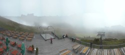 Archiv Foto Webcam Diedamskopf: Panorama Bergstation Seilbahn 13:00