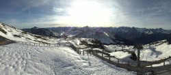 Archiv Foto Webcam Diedamskopf: Panorama Bergstation Seilbahn 07:00