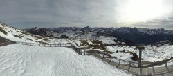 Archiv Foto Webcam Diedamskopf: Panorama Bergstation Seilbahn 11:00