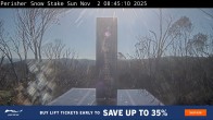 Archiv Foto Webcam Perisher: Neuschnee Snow Stake 07:00