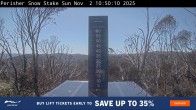 Archiv Foto Webcam Perisher: Neuschnee Snow Stake 09:00