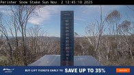 Archiv Foto Webcam Perisher: Neuschnee Snow Stake 11:00