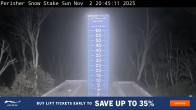 Archiv Foto Webcam Perisher: Neuschnee Snow Stake 19:00