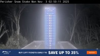 Archiv Foto Webcam Perisher: Neuschnee Snow Stake 01:00