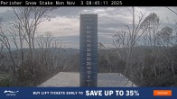 Archiv Foto Webcam Perisher: Neuschnee Snow Stake 07:00