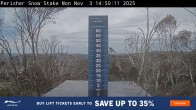 Archiv Foto Webcam Perisher: Neuschnee Snow Stake 13:00