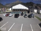 Archived image Webcam Stuben: View Hotel Après Post 13:00