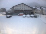 Archived image Webcam Stuben: View Hotel Après Post 05:00