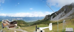 Archiv Foto Webcam Axamer Lizum: Ausblick Birgitzköpflhaus 13:00
