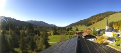 Archived image Webcam Balderschwang: Panoramic View Village 11:00