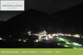 Archived image Webcam View from Gitsch Mountain towards Weitental 23:00