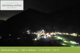 Archived image Webcam View from Gitsch Mountain towards Weitental 03:00