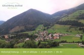 Archived image Webcam View from Gitsch Mountain towards Weitental 05:00