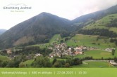 Archived image Webcam View from Gitsch Mountain towards Weitental 09:00
