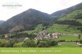 Archived image Webcam View from Gitsch Mountain towards Weitental 15:00