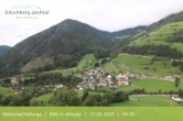 Archived image Webcam View from Gitsch Mountain towards Weitental 08:00