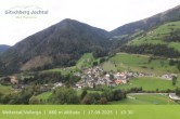 Archived image Webcam View from Gitsch Mountain towards Weitental 09:00