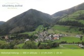 Archived image Webcam View from Gitsch Mountain towards Weitental 17:00