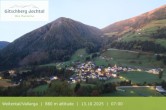 Archived image Webcam View from Gitsch Mountain towards Weitental 06:00