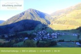 Archived image Webcam View from Gitsch Mountain towards Weitental 07:00