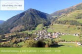Archived image Webcam View from Gitsch Mountain towards Weitental 09:00