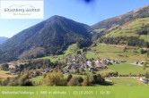 Archived image Webcam View from Gitsch Mountain towards Weitental 11:00