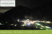 Archived image Webcam View from Gitsch Mountain towards Weitental 23:00