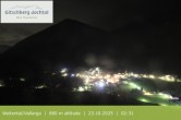 Archived image Webcam View from Gitsch Mountain towards Weitental 01:00