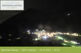 Archived image Webcam View from Gitsch Mountain towards Weitental 03:00