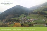 Archived image Webcam View from Gitsch Mountain towards Weitental 09:00