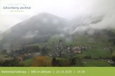 Archived image Webcam View from Gitsch Mountain towards Weitental 13:00