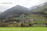 Archived image Webcam View from Gitsch Mountain towards Weitental 09:00