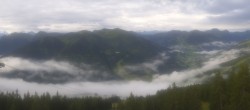 Archiv Foto Webcam Saalbach: Blick vom Kohlmaiskopf 06:00