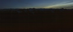 Archiv Foto Webcam Saalbach: Blick vom Kohlmaiskopf 19:00
