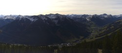 Archiv Foto Webcam Saalbach: Blick vom Kohlmaiskopf 11:00