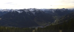 Archiv Foto Webcam Saalbach: Blick vom Kohlmaiskopf 13:00