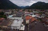 Archived image Webcam Karwendel Alps - Mittenwald Church 09:00