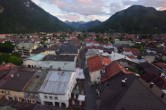 Archived image Webcam Karwendel Alps - Mittenwald Church 19:00