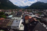 Archiv Foto Webcam Alpenwelt Karwendel - Mittenwald Kirche 15:00