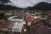 Archiv Foto Webcam Alpenwelt Karwendel - Mittenwald Kirche 13:00